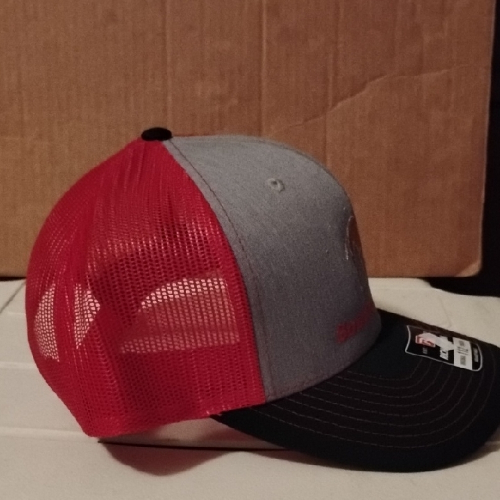 Red and Gray Dog Cap (Southern Life) - Picture 5 of 6